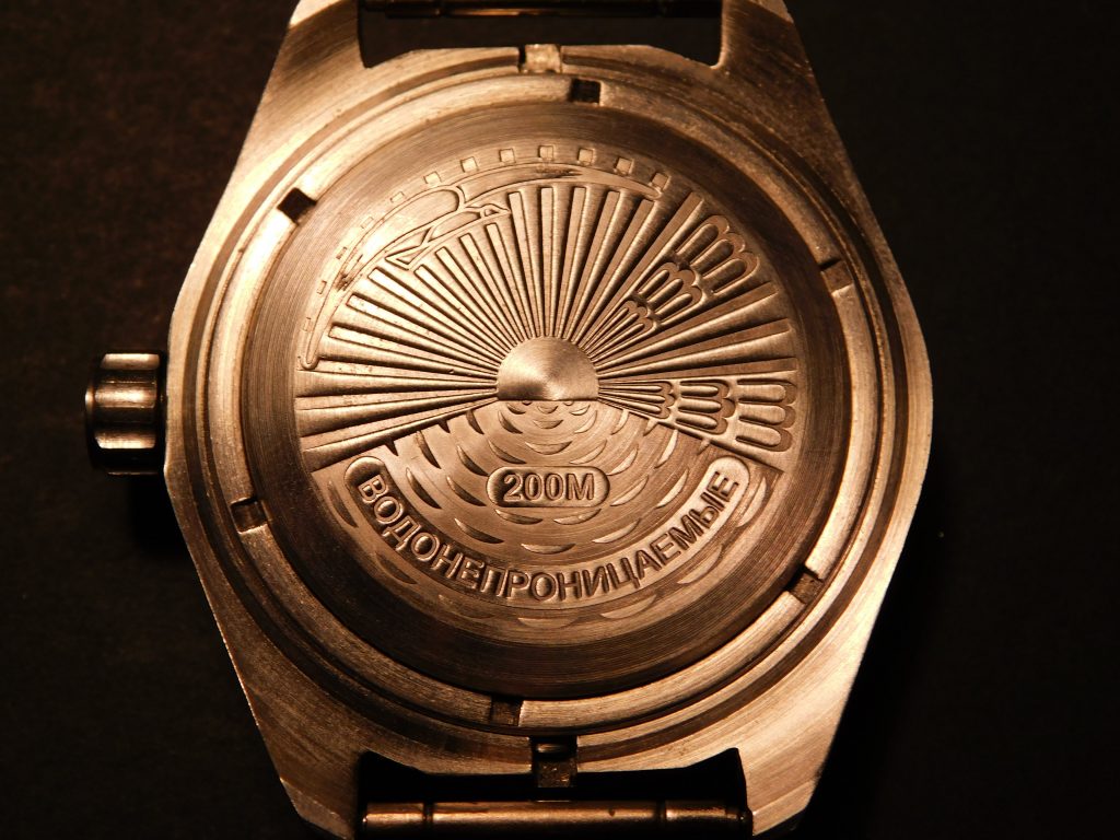 Vostok Komandirskie caseback
