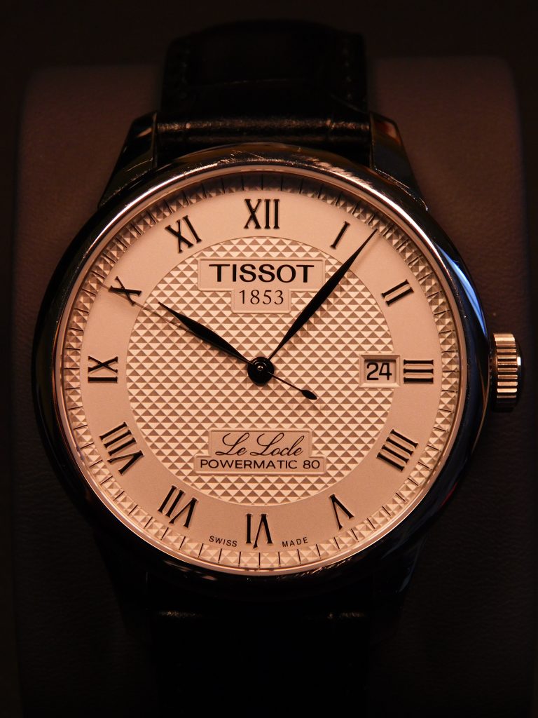 Tissot Le Locle dial
Tissot Le Locle review